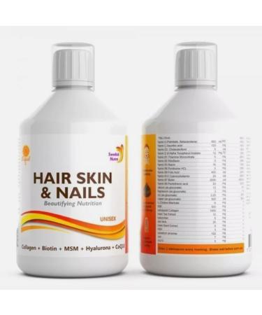 Larksh E Swedish Collagen Hair Skin & Nails Suplement Orange 500ml - Buy Online on GoSupps.com