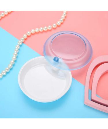 Tooth Protection & Cosmetic Tooth Storage Box - Portable Rotatable Holder for Dentures | Cute Designs in Blue - Buy Online on GoSupps.com