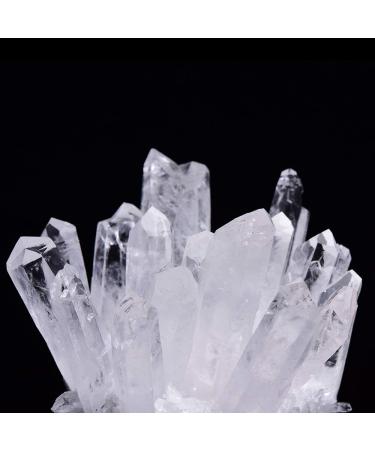 Natural Clear Quartz Crystal Cluster Minerals for Reiki Stone Home Furnishing Decoration (Size : About 500-600g)