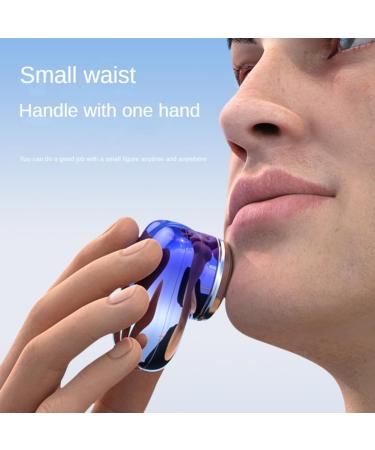 tesrgre Portable USB Electric Shaver Travel Shaver for Men Pocket Electric Shaver Beard Trimmer Digital Display B Silver - Buy Online on GoSupps.com