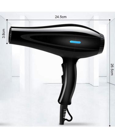 ADITAM 2000W Hair Dryer Nano Ionic Blow Dryer Professional Salon Hair Blow Dryer Lightweight Fast Dry Low Noise 2 Speed and 3 Heat Settings Double The Comfort - Buy Online on GoSupps.com