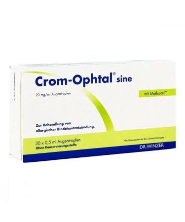 Crom-Ophtal sine eye drops EDB 30X0.5 ml