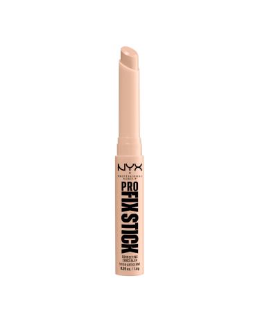 NYX Professional Makeup Correcting Concealer Stick Covers Blemishes Dark Spots and Discolouration 12H Wear Vegan Formula Pro Fix Stick Light 04 Light