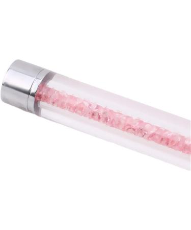 Acrylic Rhinestone Handle Eyelash Spiral Brush Comb Mascara Applicator Makeup Tool Yellow - Buy Online on GoSupps.com