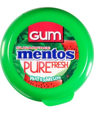Mentos Pure Fresh Watermelon Sugar-Free Chewing Gum with Xylitol | 50 Piece Bottle - Buy Online Internationally - Buy Online on GoSupps.com