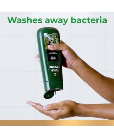 Irish Spring Black Mint Body Wash for Men 20 Fl Oz - Pack of 4 - Buy Online on GoSupps.com