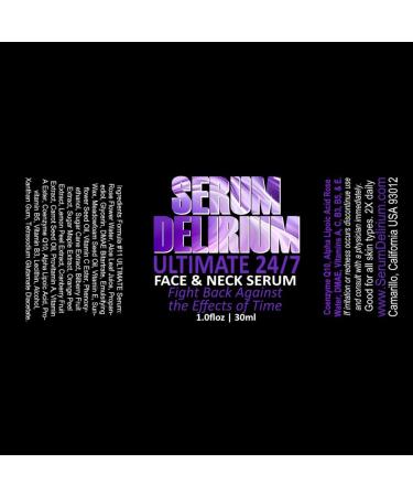 Ultimate 24/7 Face & Neck Skincare Serum Formula #11 | Vitamins A B3 B5 C E - 1 oz / 30 ml | International Shipping Available - Buy Online on GoSupps.com