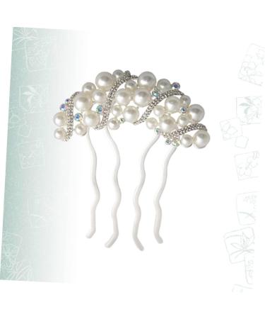 minkissy 3pi ces pingle Cheveux l gante Pour Mariage Avec Perles Et Strass Accessoire D coratif Pour Femmes Et Mari es Design Simple Et Pratique Id ale Pour Occasions Sp ciales 1 unit (Lot de 1) Blancx3pcs - Buy Online on GoSupps.com