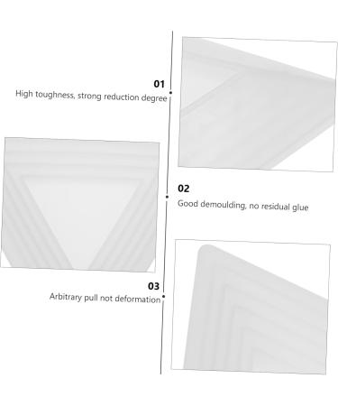 COHEALI 3 Pcs Epoxy Mold Resin Molds Number Baking Cake Stair-stepping Tray Making Tool Manual Jewelry Box Whitex3pcs 16.2X14.2cmx3pcs - Buy Online on GoSupps.com