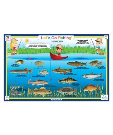 Tot Talk Fishing Educational Placemat for Kids
