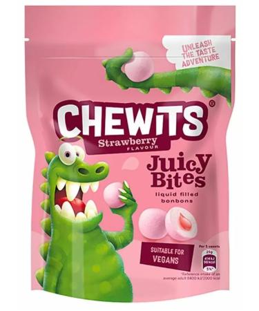 Ellies Jellies Chewits Strawberry Juicy Bites 115g x2