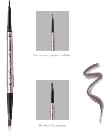 1PCS Music Flower Miniature Eyebrow Dotting Pen Double Head 2 Ways Long Lasting Liquid Eyebrow Pen Fine Sketch Waterproof Eye Makeup Eyebrow Tattoo Super Durable - Buy Online on GoSupps.com