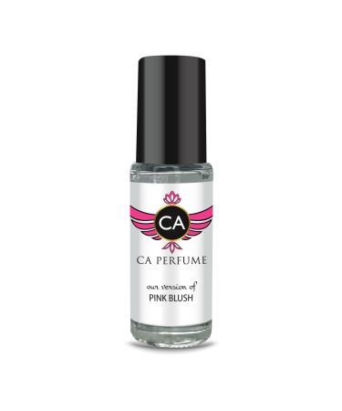 CA Perfume Originals Pink Blush for Women Fragrance Oil Floral Fruity Scent Long Lasting Perfumes for Women Travel Size TSA Ready Mini Parfum Body Oil Roll-on 0.14 Fl Oz 4ml