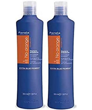 Fanola Official Shampoo (350Ml X 2 Anti-Orange Shampoo) 350 ml (Pack of 2)
