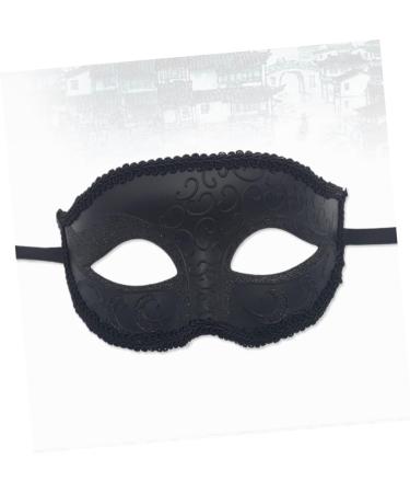 POPETPOP Halloween Masquerade Ball Black Costume Unique Masquerade Halloween Black Maskes Costumes Male and Female Stand Out Makeup Men and Women Prom - Buy Online on GoSupps.com