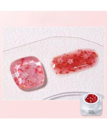 8ml Colorful Flower Ice Transparent Nail Polish Gel Nail Polish Phototherapy Gel Nail Gel Manicure| | - - (Color: 2)