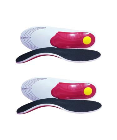FOMIYES 2 Pairs Sports Shoe Insoles Gel Insoles Sports Shoes Insoles Gel Shoe Heel Pad Cushions Foot Shoe Inserts Splints Insole Arch Support Arch of Foot As Shownx2pcs Size 2x2pcs