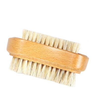 Wooden Nail Brushes Cleaning Bristle Nail Brushes Manicure Pedicure Nail Scrubber for Fingernail Toenail