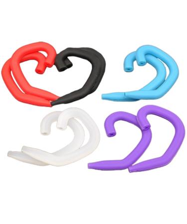 Ultechnovo 10 pairs of ear mask hooks Mask mask ear hook hangers for ear masks hanging gegal for hanging mask ear protector mask ear iron sports handlebar wardrobe headphones sorted color 5x3cm