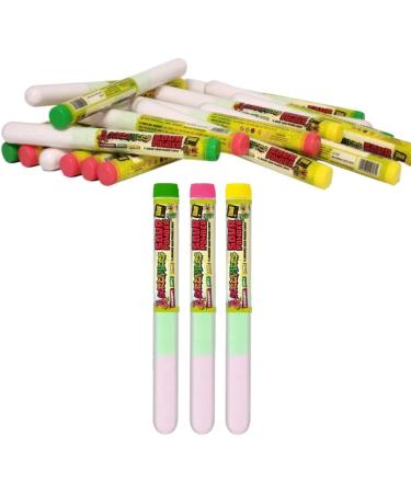 Zed Candy Screamers Powder Tubes 15g - Fruit flavoured sour powder (15 Tubes (half Box)) - Buy Online on GoSupps.com