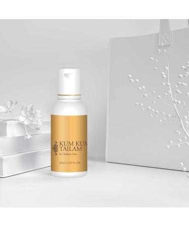 Vasu Kumkumadi Tailam 100% Ayurvedic - controls Acne Rosacea Pimples and gives Radiant Skin - Enriched With Pure Saffron 25ml - Buy Online on GoSupps.com
