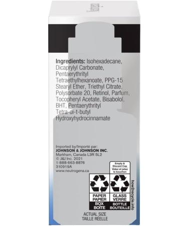 Neutrogena Retinol Rapid Wrinkle Repair 0.5% Pure Retinol Pro+ Serum -reduce the look of fine lines wrinkles dark spots and dullness - 30 mL Pro + Serum - Buy Online on GoSupps.com