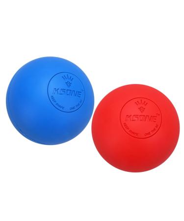 Gleavi 4 pieces foot Exercise spikes massage yoga massage bar trigger point foam roller roller Massage device with back roll Neck-back massage balls Foot muscle health care ice hockey