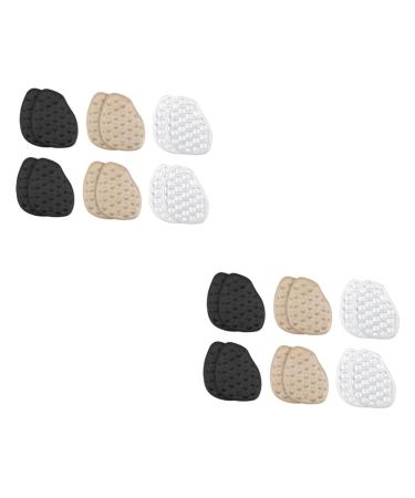 FOMIYES 12 Pairs High Heels Forefoot Pad Foot Pads for Sports Shoes Girl Shoe Insole Pad Laundry Scent Booster Beads Insoles for High Heels Kitten Heel Flannel Damping Particles