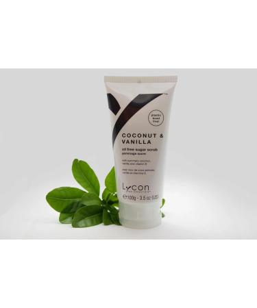 LYCON Sugar Scrub Coconut & Vanilla 100g - Ultra Hydrating Exfoliating Body Care Scrub | Buy Internationally - Buy Online on GoSupps.com