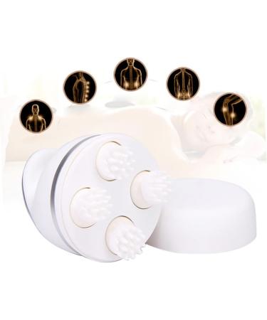 IWOWHERO Scalp Head Massage Brush 1 Piece White | Best Scalp Stimulator for Hair Growth & Relaxation - Buy Online on GoSupps.com