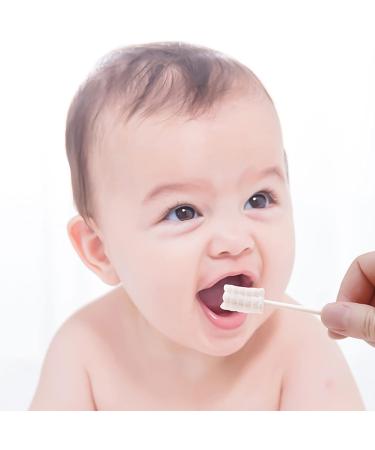 Healifty 30Pcs Baby Tongue Cleaner Gums Gauze Toothbrush - Infant Oral Cleaning Stick for Newborn Dental Care - Buy Online on GoSupps.com