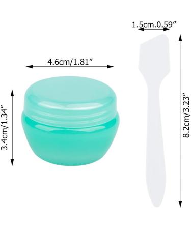 Yucool TSA-Approved Travel Containers - 10 Leak-proof 20ml Mini Bottles with Spatulas for Toiletries & Makeup - Refillable & Empty - Buy Online on GoSupps.com
