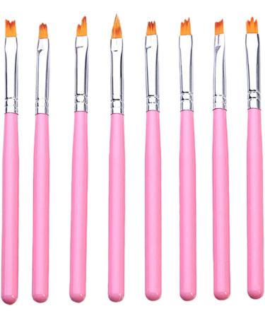 Beavorty 3 Sets UV Gel Nail Brush Nail Painting Pen Detail Drawing Brush Cleaning Gel Nail Art Brush Nail Art Tips Builder Kit De Manicura Nail Gel Nail Art Tool Flower Pen Pink Manicure - Buy Online on GoSupps.com
