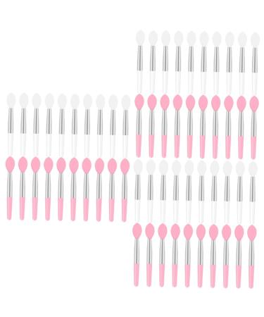 FOMIYES 60 Pcs Silicone Lip Brush Lip Balm Brush Lipstick Wands Face Tools Under Eye Concealer Brush Lip Balm Applicator Lipstick Applicator Wands Cosmetic Plastic Soft Head