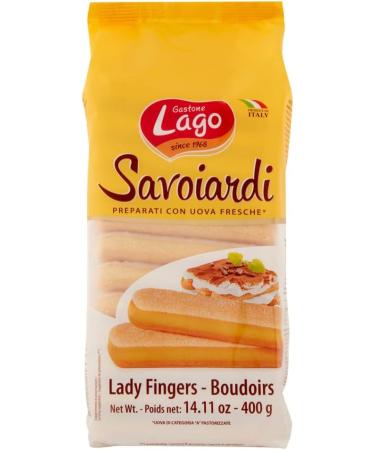  Italian Gourmet E.R. Gastone Lago Savoiardi Pack of 3 traditional Sardinian biscuits lightly sweetened on the surface with a light lemon aroma 400g - Buy Online on GoSupps.com