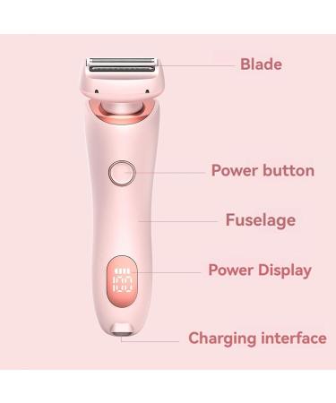 Duskofficial Razor The Glide Pro 3.0 Dusk Official Shaver 2 in 1 Portable Ladies Shaver Dusk Official Waterproof Electric Razor Wet Dry Women Shaver for Legs and Underarms (Pink+Blue) - Buy Online on GoSupps.com