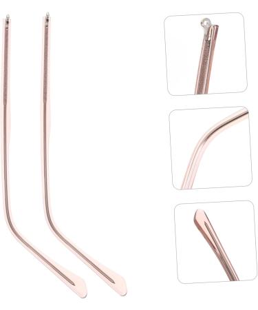 Abaodam 2 Pairs Glasses Accessories - Sunglasses Pads Spectacle Parts Metal Brass Brackets for DIY Temple Repair - Buy Online on GoSupps.com