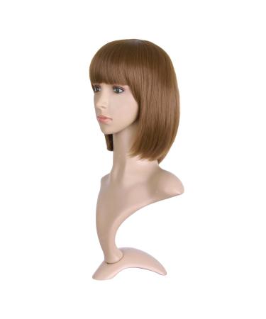 MapofBeauty 12/30cm Natural Female Short Straight Hair BOB Wig - Light Brown International Shipping Available - Buy Online on GoSupps.com
