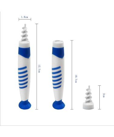 Ear Wax Removal Kit with 16 Silicone Heads - Gentle Ear Cleaner Tool for Adults & Children - Buy Online on GoSupps.com