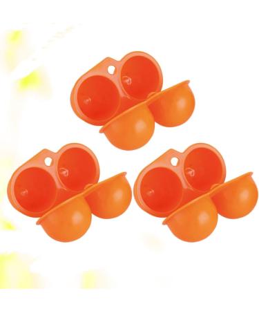 Healeved 6 Pcs Eggs Egg Container Egg Case Camping Egg Baskets Portable Egg Case Egg Carton Mustard Outdoor Random Colorx2pcs 11.5X7X7cmx2pcs - Buy Online on GoSupps.com