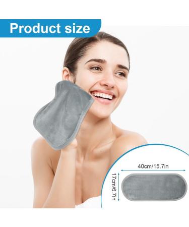 URAQT 5 Pack Face Cloths Make Up Remover Microfibre Face Wipes for Reusable Makeup Remover Cloth Washable Ultra Soft Facial Cleansing Wipe Cloths (Grey) 5pcs-grey - Buy Online on GoSupps.com