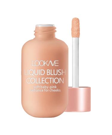 ZCSXK 4 Pack Liquid Cheek Colors Pink Makeup Milk Tea Shimmer Brightening Cream Long Lasting Light Natural Color Breathable 4 Pack