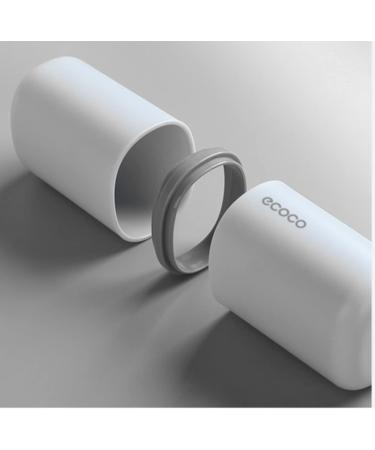 Meiyijia Travel Water Cup Set | Toothbrush Case & Holder for Camping Business Trips & Home | Gray Tooth Plaster Cups - Buy Online on GoSupps.com