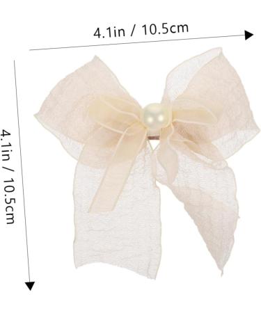 Didiseaon Bow Flower Mesh Lace Hairpin Hair Accessories Hair Accessories for Girls Tulle Hair Clip Girl Hair Accessories Girl Hair Bows Girls Bows Toddler Metal Vintage Headgear - Buy Online on GoSupps.com