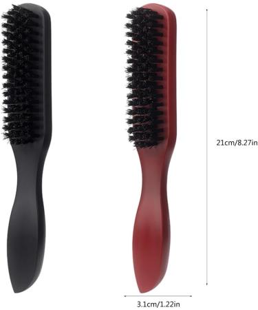 Premium Boar Bristle Beard Brush for Men - Easy-to-Use Mustache & Hair Brush - Perfect for Grooming & Shaving - International Shipping Available - Buy Online on GoSupps.com