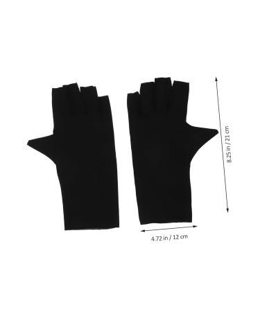 ABOOFAN 2 Pairs Half Finger Gloves Nylon Gloves Anti-uv Gloves Nail Dryer Gloves Pink Gloves Sun Gloves Nail Art Accessory Uv Gloves for Manicure Breathable Sun Protection Gloves Gel 21x12x0.1cm As Shown - Buy Online on GoSupps.com