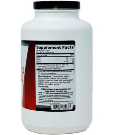 Beverly International Mass Amino Acids - 500 Tabs | Essential for Muscle Recovery & Repair | Pre/Post Workout Supplement | Complete Amino Acid Profile - Buy Online on GoSupps.com