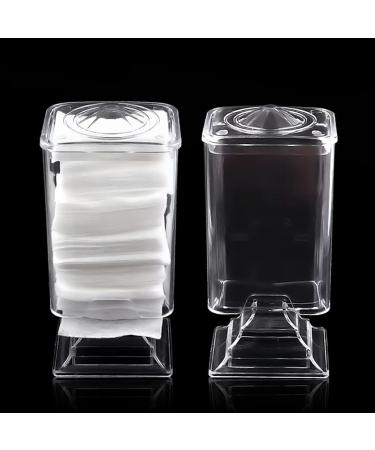 Transparent Acrylic Cosmetic Storage Box for Cotton Pads Makeup Nail Polish & Remover Organize Your Beauty Products Internationally - Buy Online on GoSupps.com
