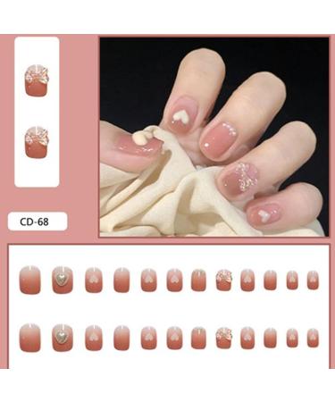 full cover acrylic Removable Rhinestone Wear Nail nail patch Rhinestone Nail fake nails(4) Style4 - Buy Online on GoSupps.com