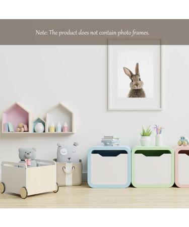 Forest Animals Poster Set - Set of 6 Children's Room Wall Art and Safari Decoration - Buy Online on GoSupps.com